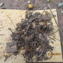 Residuos de phu bia procedentes de la barredora magnética de PKO a Muenglong.