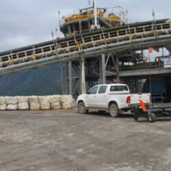 Imanes para minería Phu Bia, barredora magnética, bola de molienda.