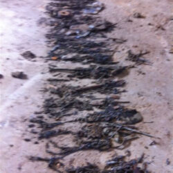 residuos magnéticos del vertedero de Sabine